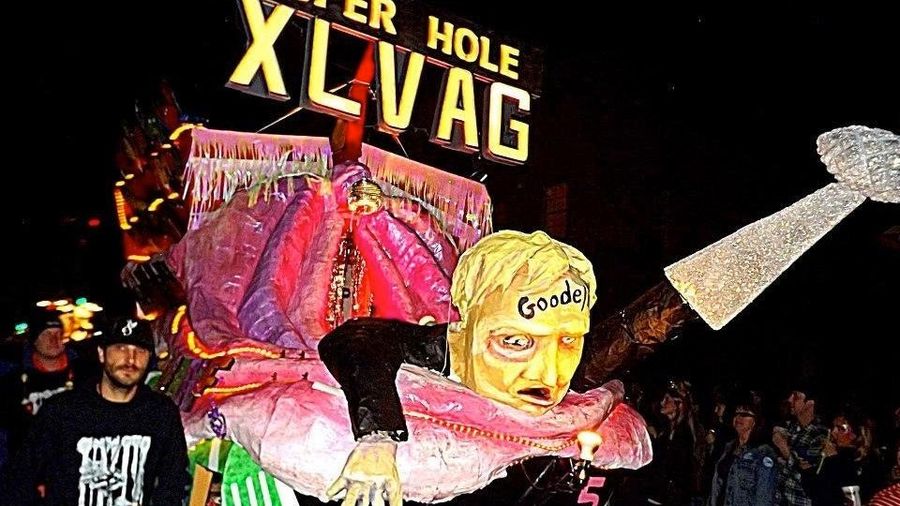 New Orleans Welcomes The Super Bowl With A &quot;Roger Goodell Being Eaten By A Giant Vagina&quot; Float