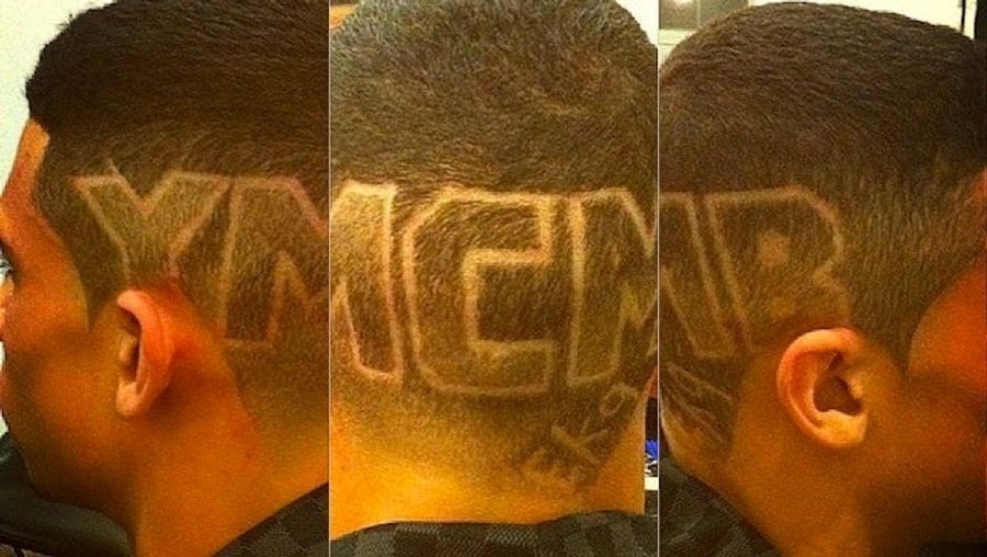 Jets Winger Evander Kane Gets Giant "YMCMB" Shaved Into His Head
