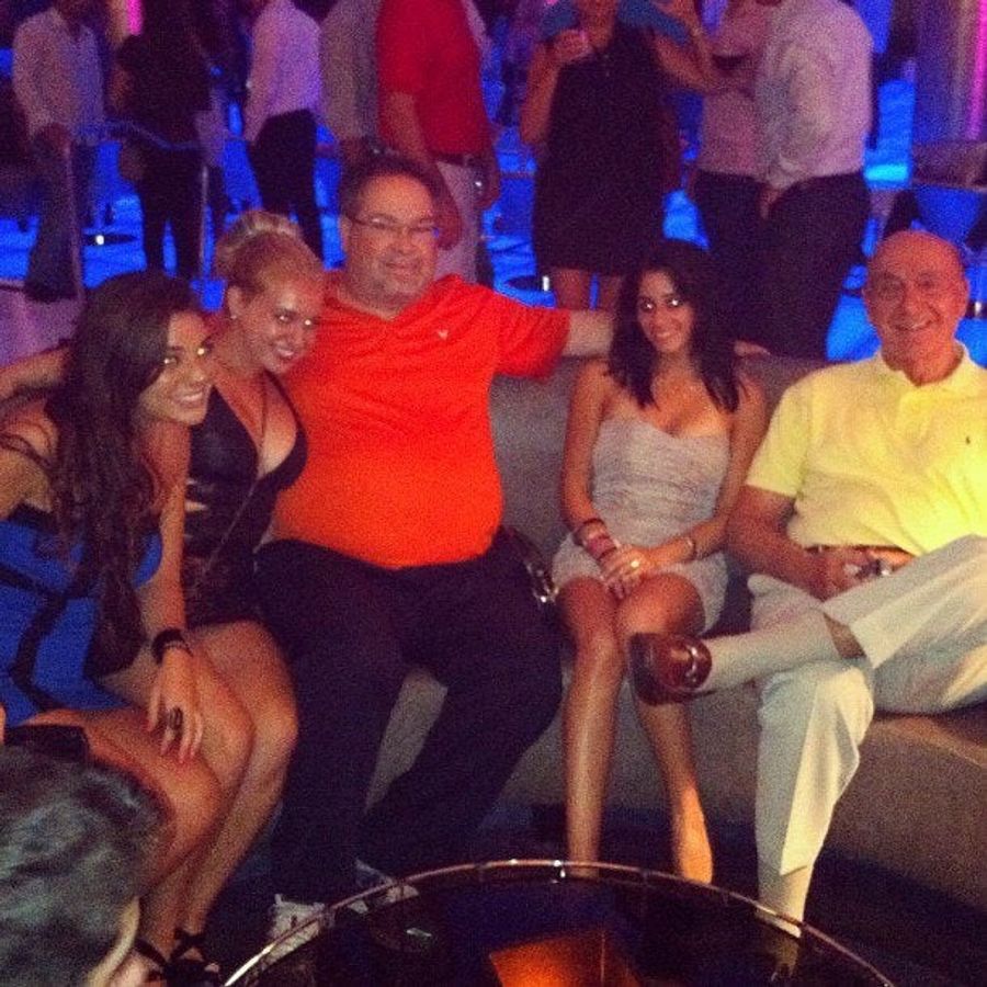 Here&#39;s A Photo Of Dick Vitale And The Schwab Out Clubbing In South Beach [UPDATED]