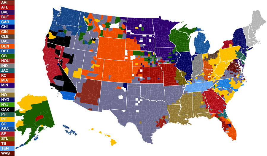 How'd Those Fans Get There? A Deeper Dive Into The Facebook NFL Fandom Map
