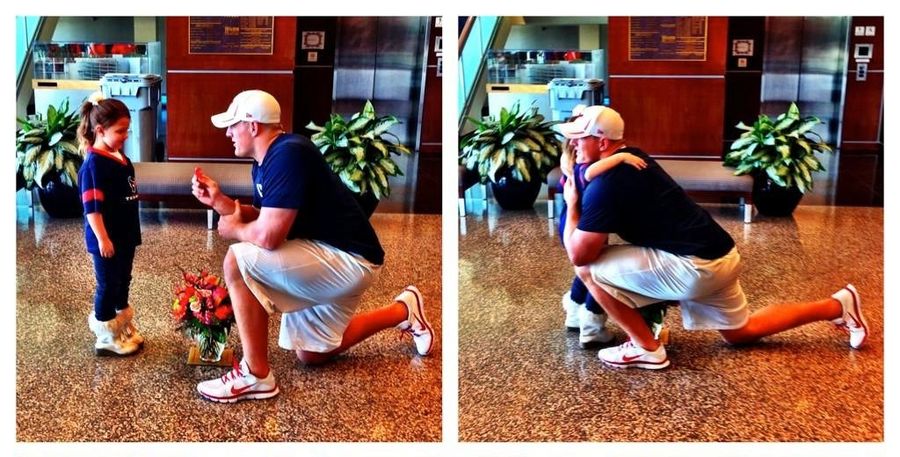 J.J. Watt "Proposes" To His Six-Year-Old Biggest Fan