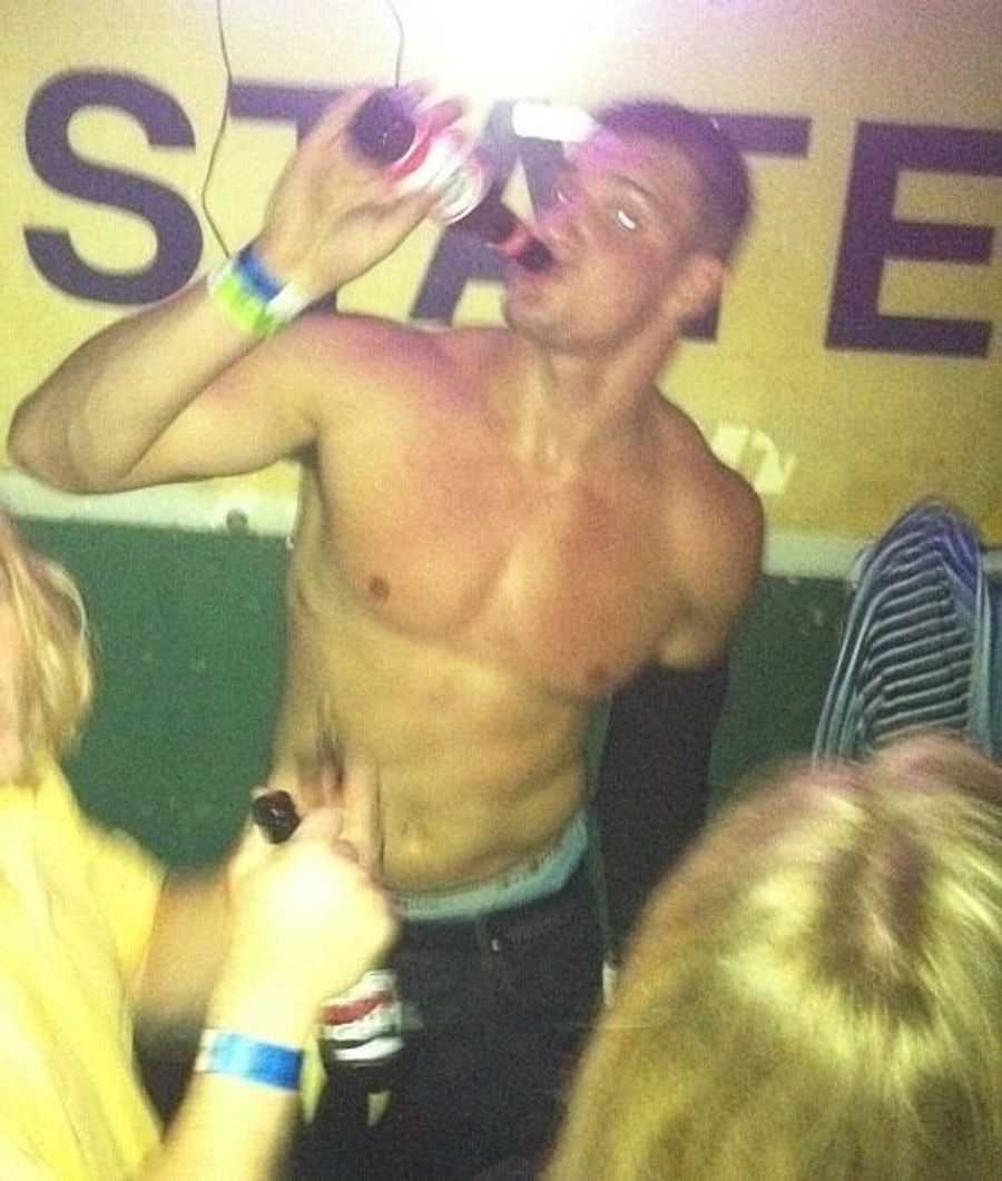 Rob Gronkowski Went To Baton Rouge For A Night Of Shirtless Partying