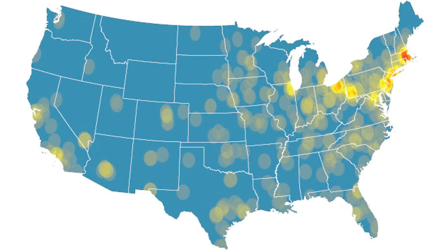 Map: Which Parts Of The Country Were Calling Ray Lewis A Murderer During The Super Bowl?