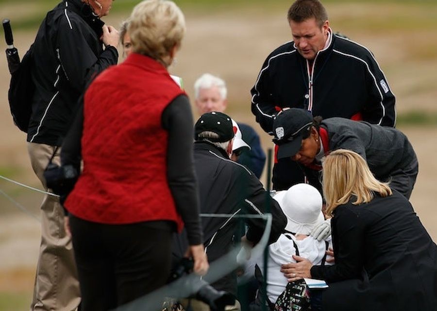 Condoleezza Rice Beaned A Lady At The Pebble Beach Pro-Am