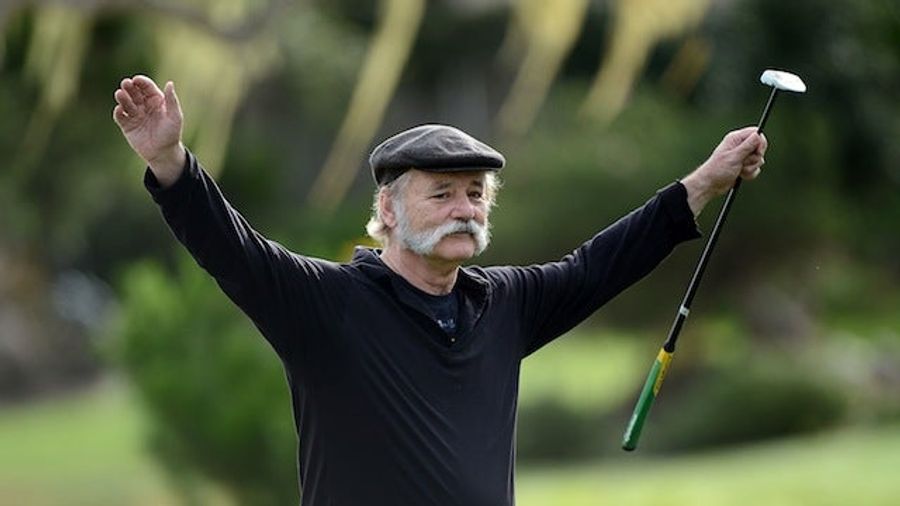 Bill Murray Fed His Divot To A Fan At The Pebble Beach Pro-Am
