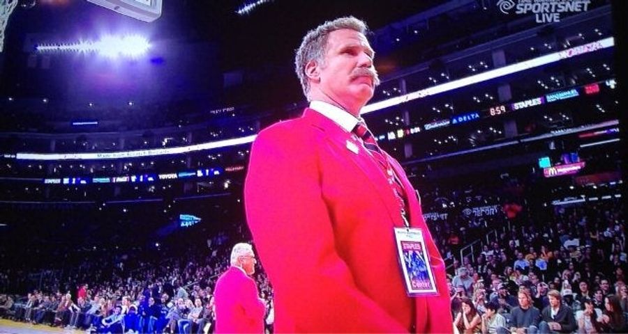 Will Ferrell Was An Usher At Last Night&#39;s Lakers Game, Wore A &quot;Ted Vagina&quot; Name Tag
