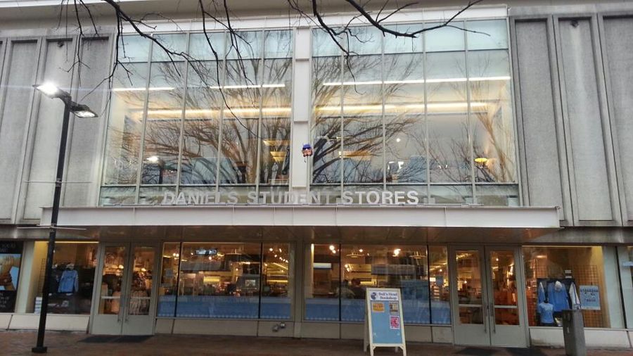 Someone Impaled The Duke Mascot's Head On A Stake Above UNC's Campus Store