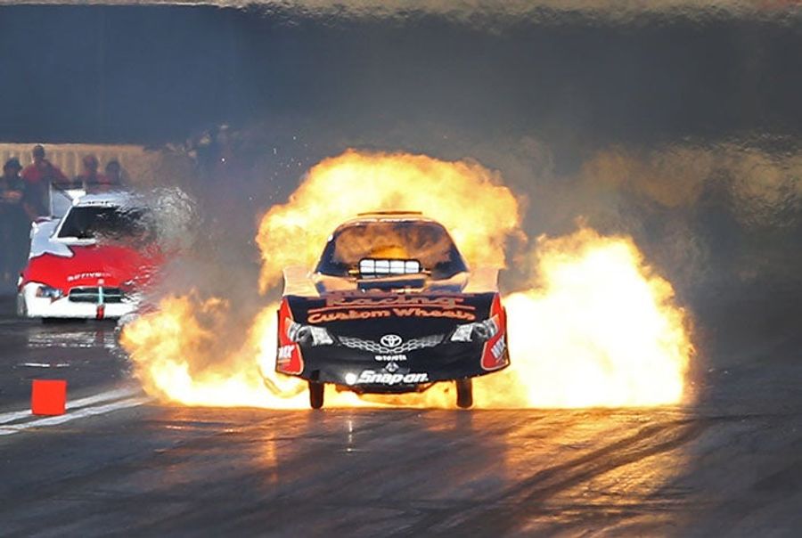 Check Out These Rad Pictures Of An Exploding Funny Car [UPDATE: Now With A GIF]