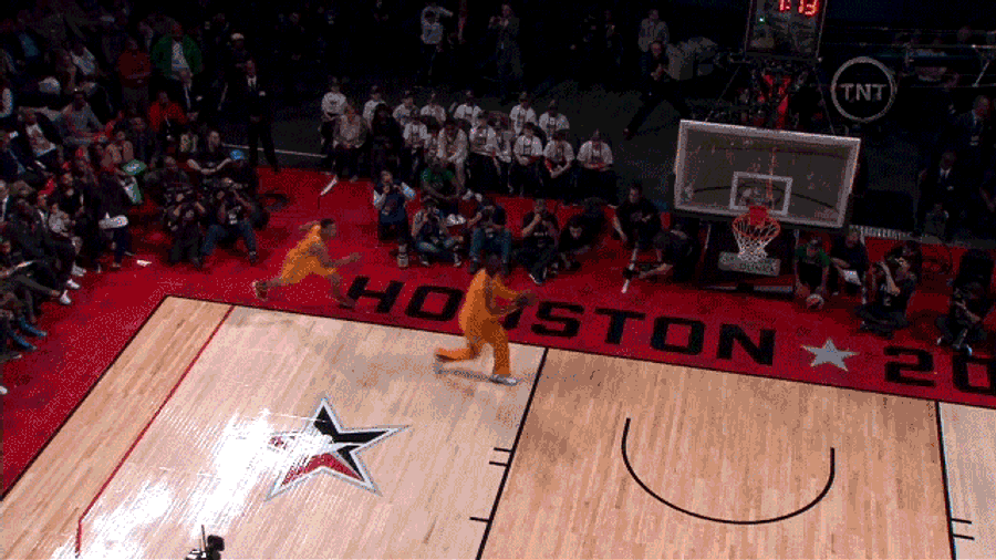 GIF: Gerald Green's First Dunk