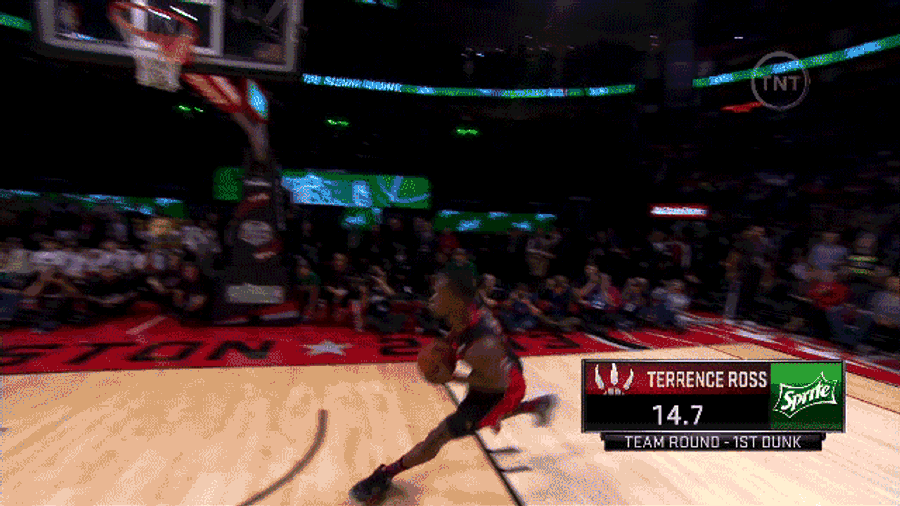 GIF: Terrence Ross's First Dunk