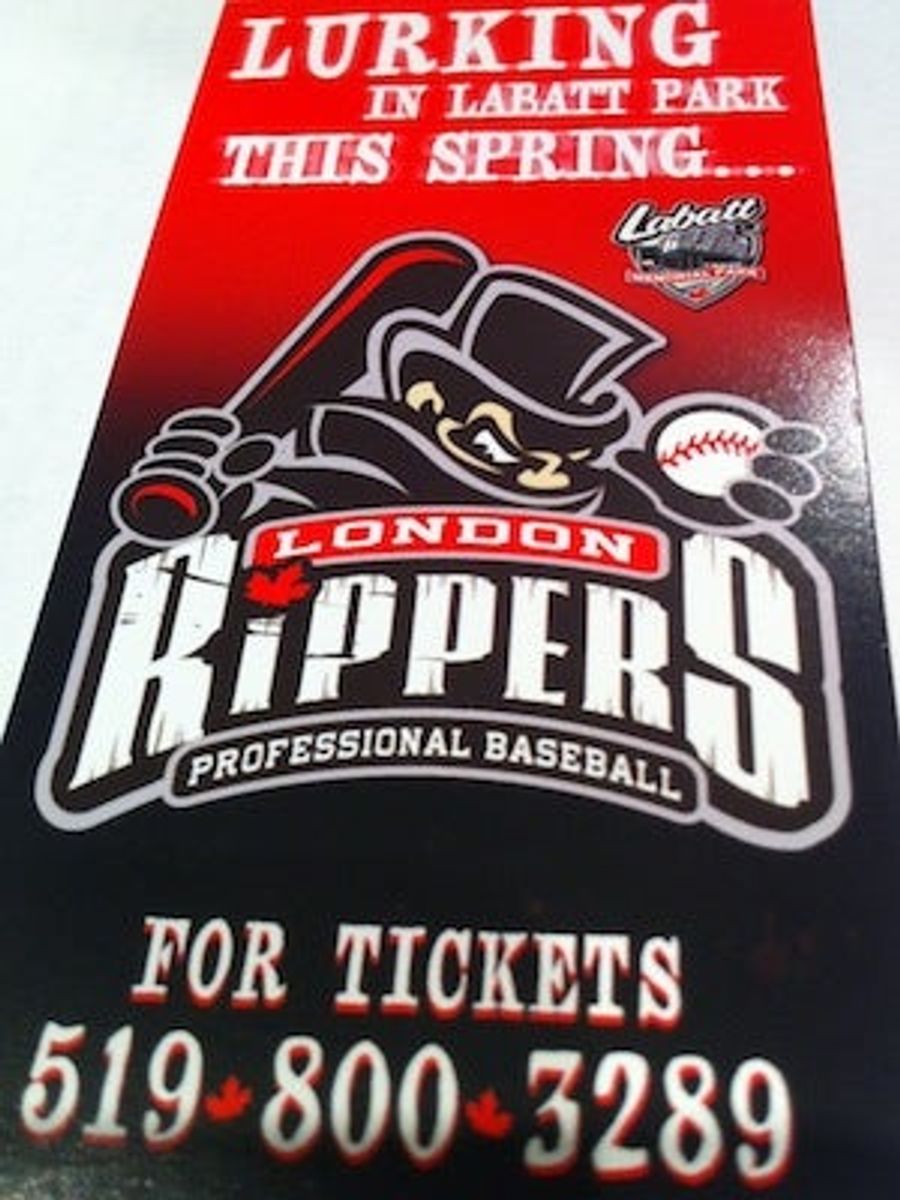 Jack The Ripper Spoiled The Unveiling Of Canada&#39;s Newest Baseball Team, The London Rippers