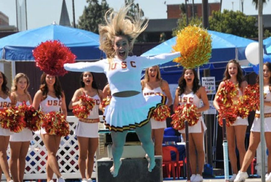 The World Famous USC Song Girls Drench Themselves In A Pool For Charity