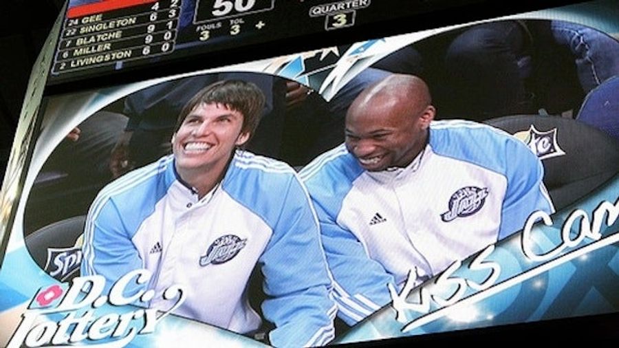 Wizards Don&#39;t Want You Giggling At The Prospect Of Two Men Kissing On Their Kiss-Cam