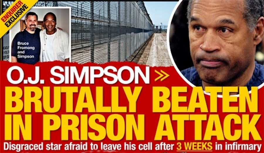 O.J. Simpson Didn't Really Get Beaten Silly By A White Supremacist After All