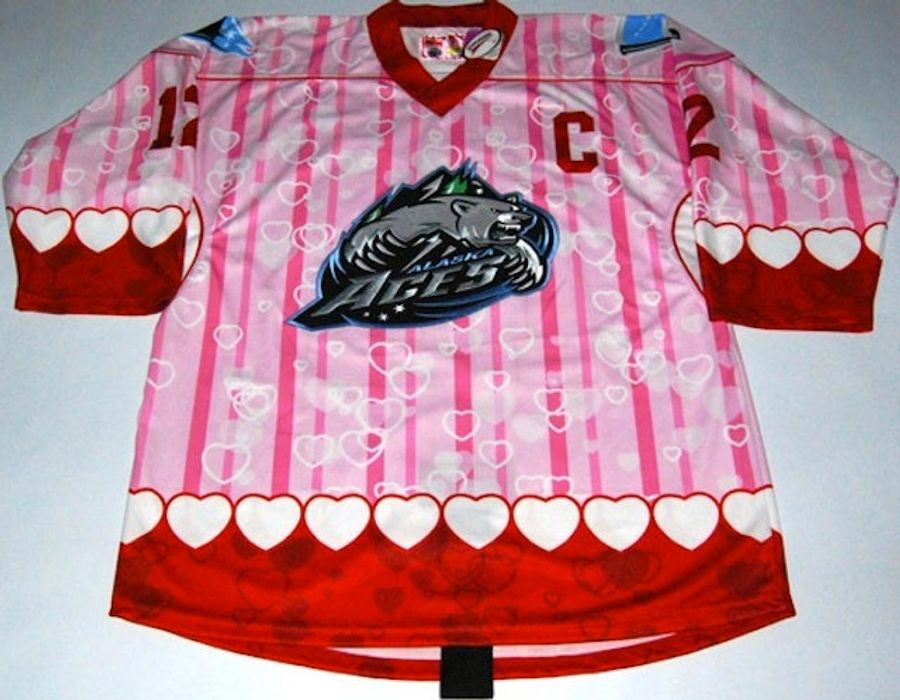 This Pink Nightmare Is An Actual Hockey Jersey