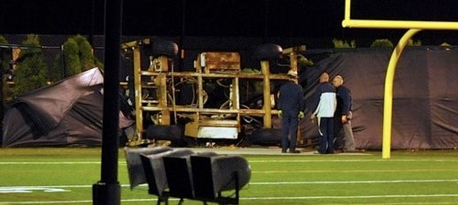 More Stories About Terrifying Hydraulic Lifts From Football Videographers