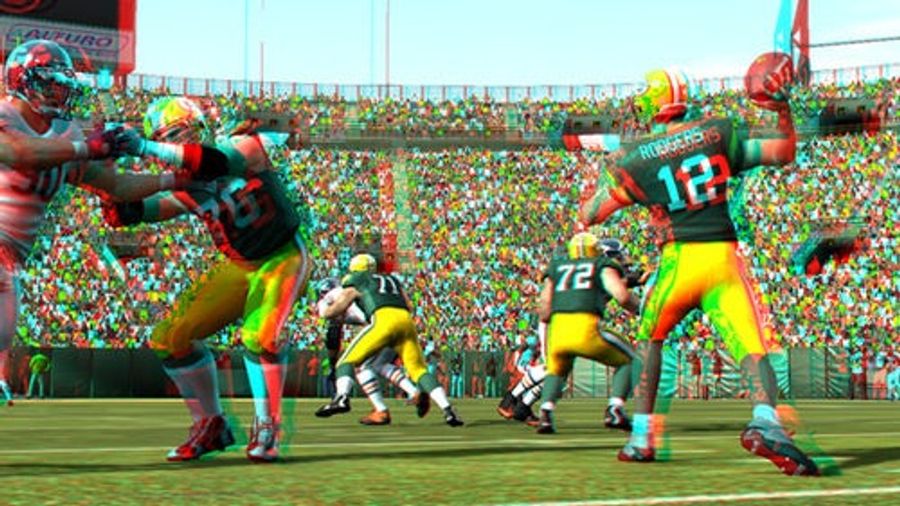 Play <em>Madden 11</em> In 3D, With Only A Pair Of Those Stupid Glasses And A Bag Of Chips