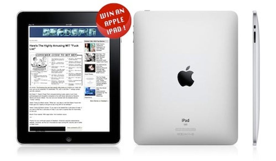 Sign Up For The Deadspin Newsletter, Win An iPad