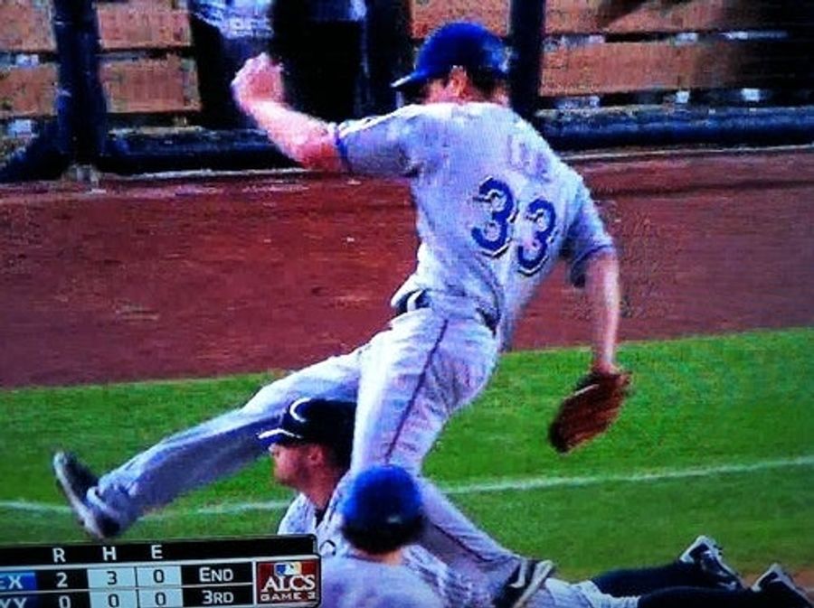 Cliff Lee Dropping His Crotch On Brett Gardner's Head Seems Like A Metaphor Of Some Kind