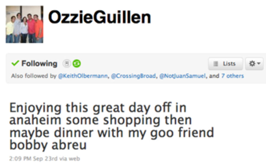 The One Where Ozzie Guillen Threatens To Manage The Cubs