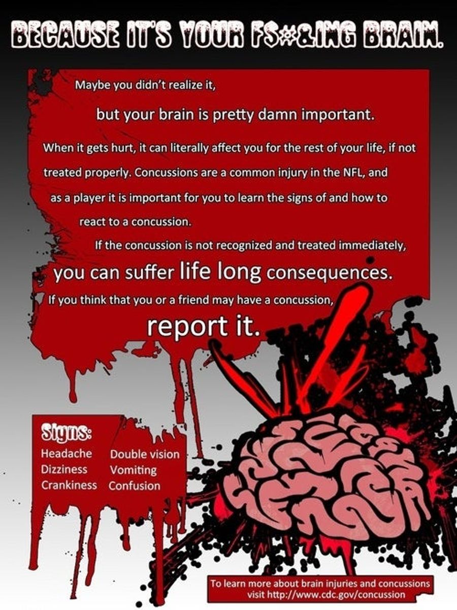 This Should Have Been The NFL&#39;s Concussion Poster