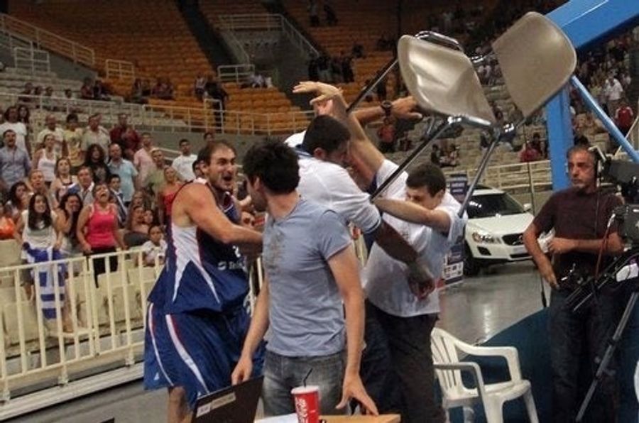 Nenad Krstic Was Arrested For Throwing That Chair