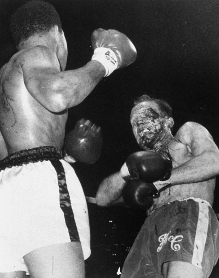 Private Stache: Cassius Clay Has Blood On His Hands