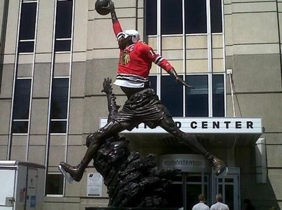Chicago Faces Epidemic Of Jersey-Wearing Statues