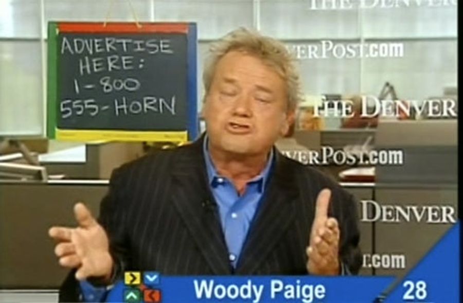 Woody Paige Wants You To Call A Phone Sex Line