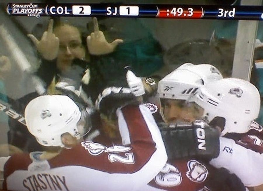 We Found The One Lady In The Building Not Expecting A Sharks Choke