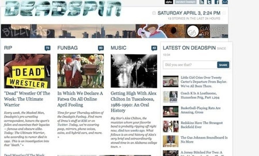 Look At All The Pretty Pictures: The iPad-Friendly Deadspin