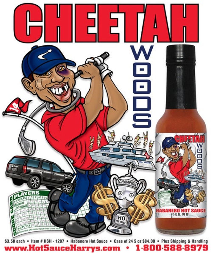 Entrepreneurs Will Not Rest Until Every Lame Tiger Woods Joke Has Been Commodified