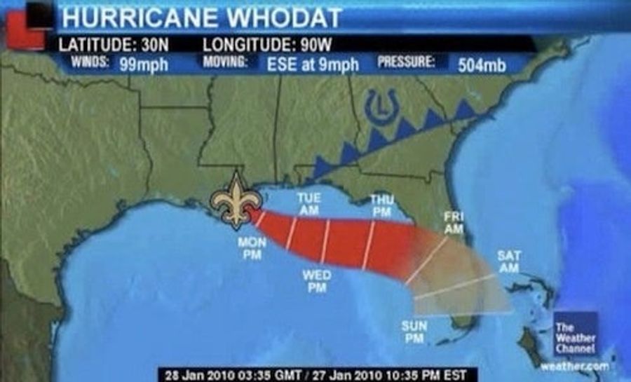 The Always-Controversial Weather Channel Sees A Hurricane WhoDat Comin'