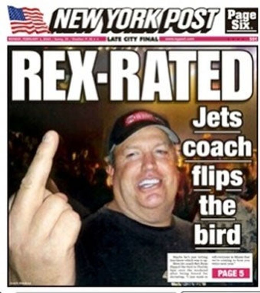 Rex Ryan's Wayward Finger Is A Problem, For Some Reason