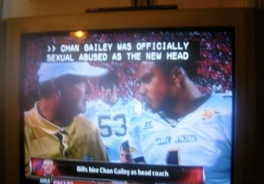 Poor Chan Gailey Can't Even Get Respect From Closed Captioning