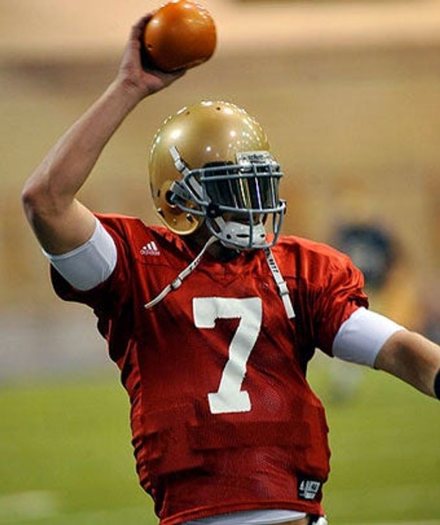 Cold-Cocked Clausen Coddled By QB Coaches