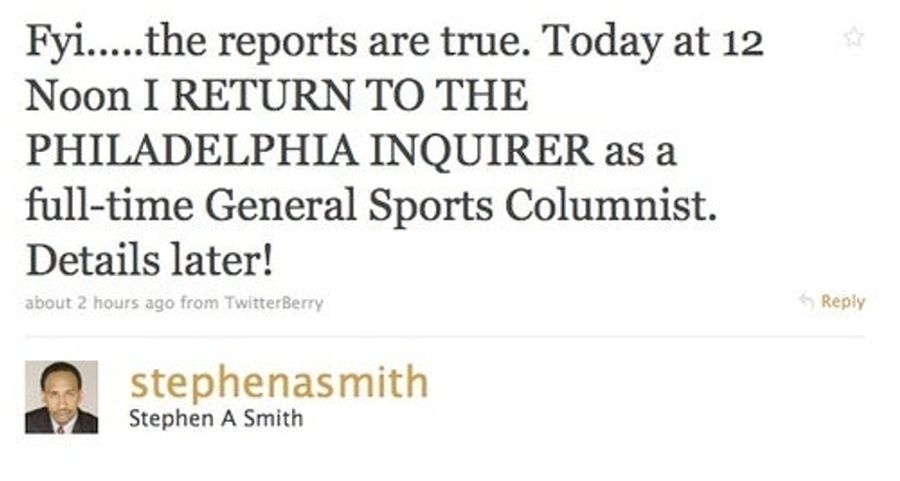 The Stephen A. Smith Happy Hour Begins At Noon Today