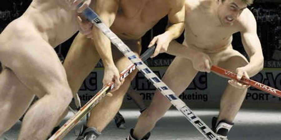 Hockey, Wearing Not So Much As A Stanley Cup