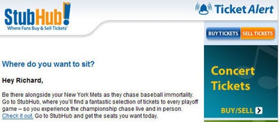 StubHub Offering Great Deals On Mythical Mets-Cubs World Series Tickets