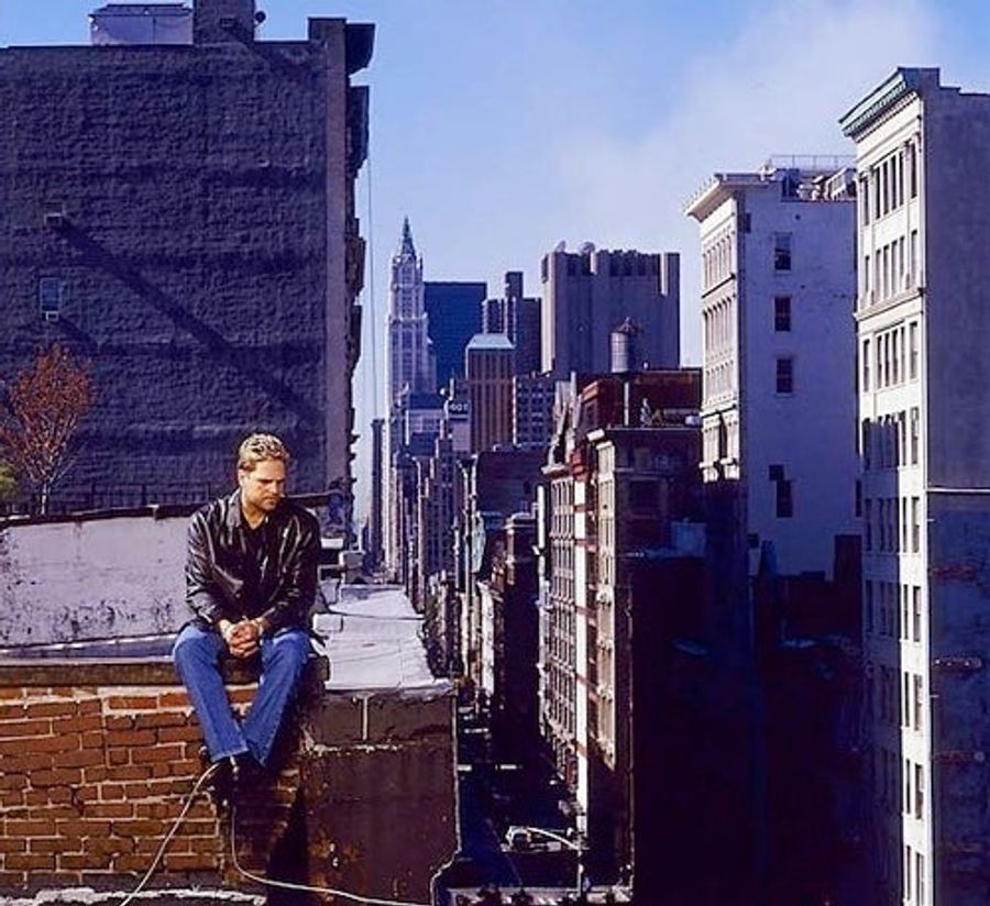 Also Never Forget...Sad Mike Piazza Dressed Like Fonzie On A Rooftop