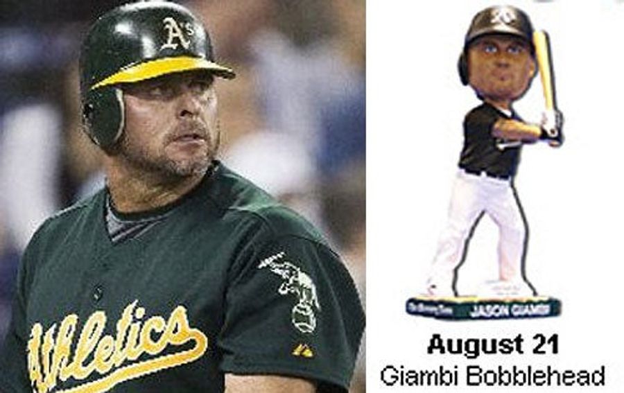 Miniature Spring-Loaded Doll Is Jason Giambi&#39;s Only Legacy