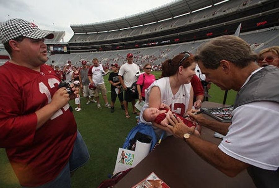 Nick Saban Signs Infant To Letter Of Intent