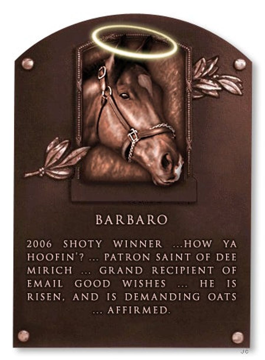 Deadspin Hall Of Fame Inductee: Barbaro