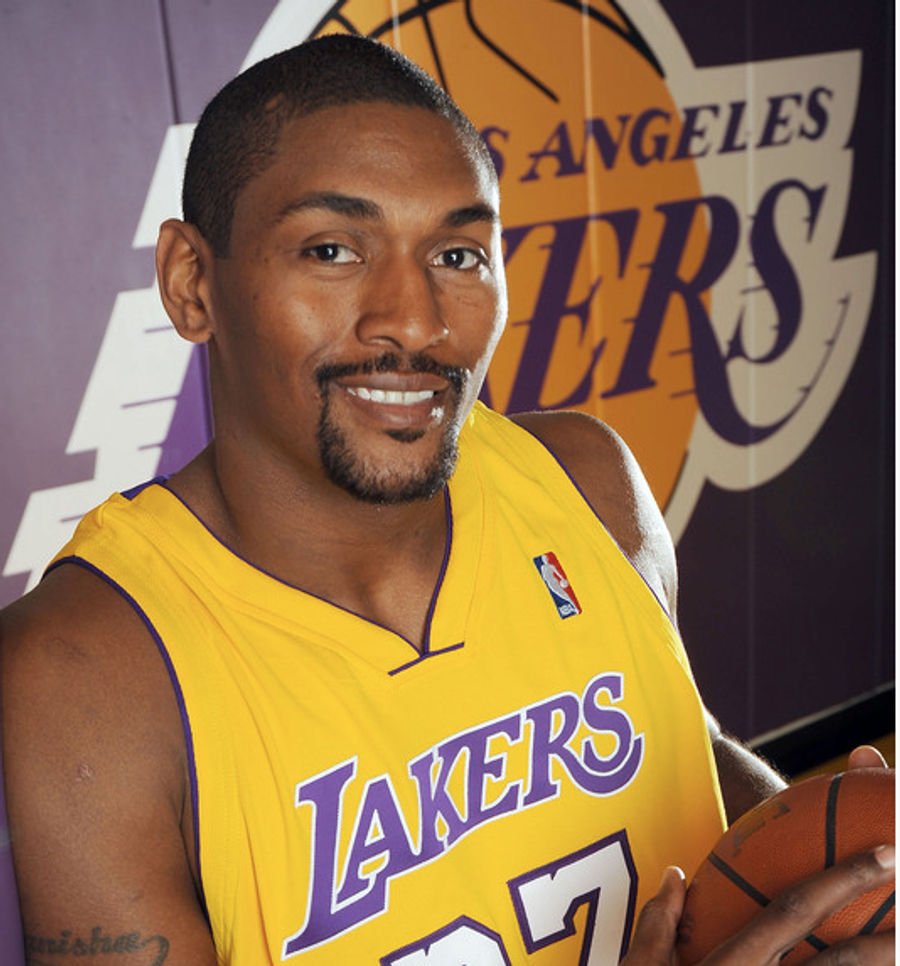 Ron Artest Participates In Requisite LA Glamour Shot Session