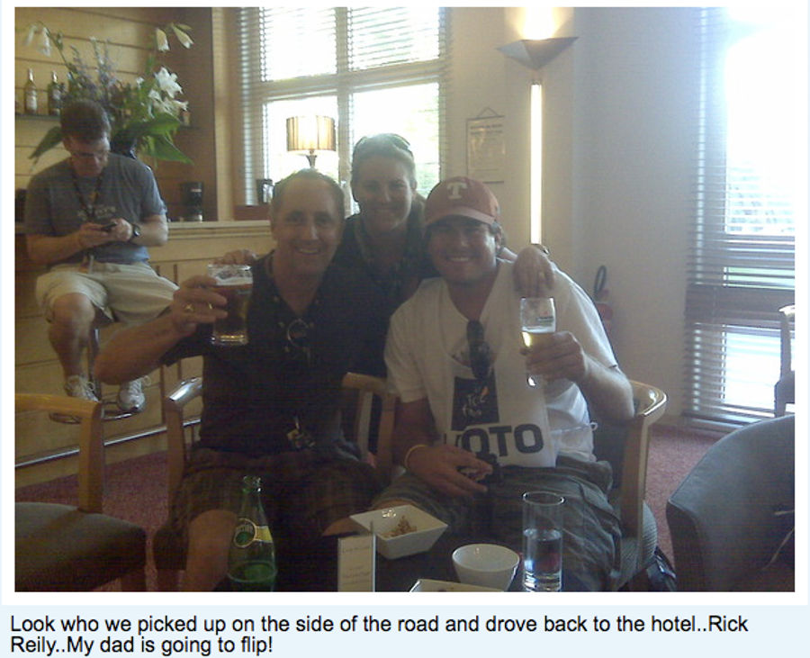 Rick Reilly® Celebrates After Scoring Big Interview With Lance Armstrong&#39;s Ass