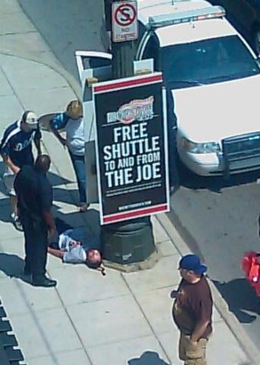 Man Falls From Hockeytown's Roof...Reader Has Enthusiastic Report