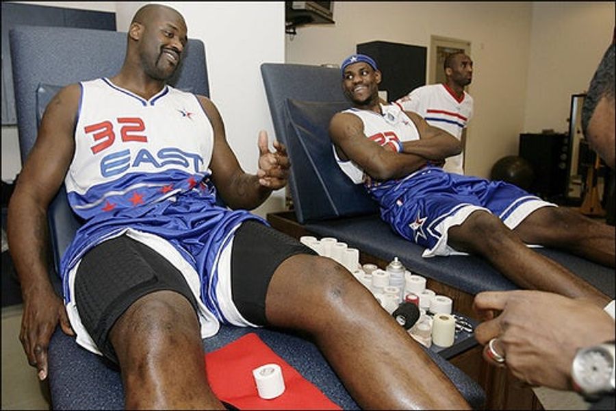 LeBron, Meet Your New Teammate: Shaquille O'Neal