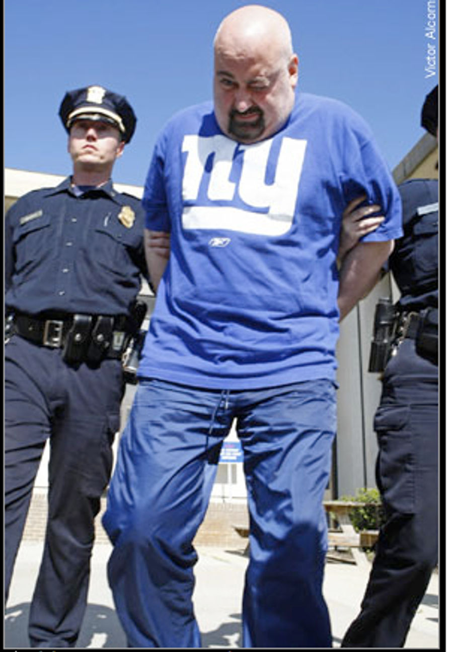A Handsome Giants Fan Makes A Dignified Perp Walk