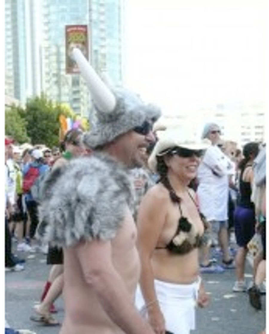No, The Naked Viking Did Not Win Bay To Breakers