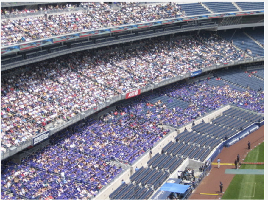 Even On Their Special Day, NYU Grads Aren&#39;t Allowed To Soil Yankee Stadium&#39;s Legends Suite